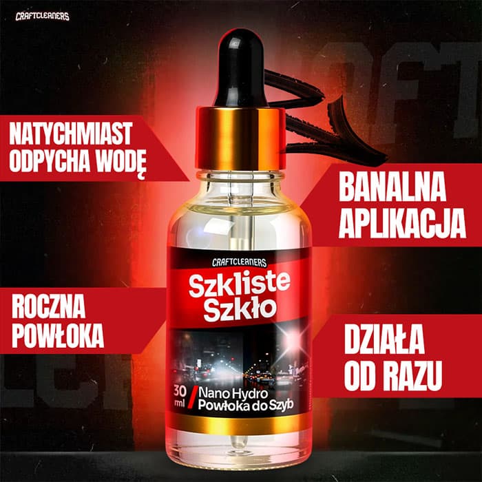 BTS Szkliste Szkło - Nano Powłoka do Szyb na 365 dni